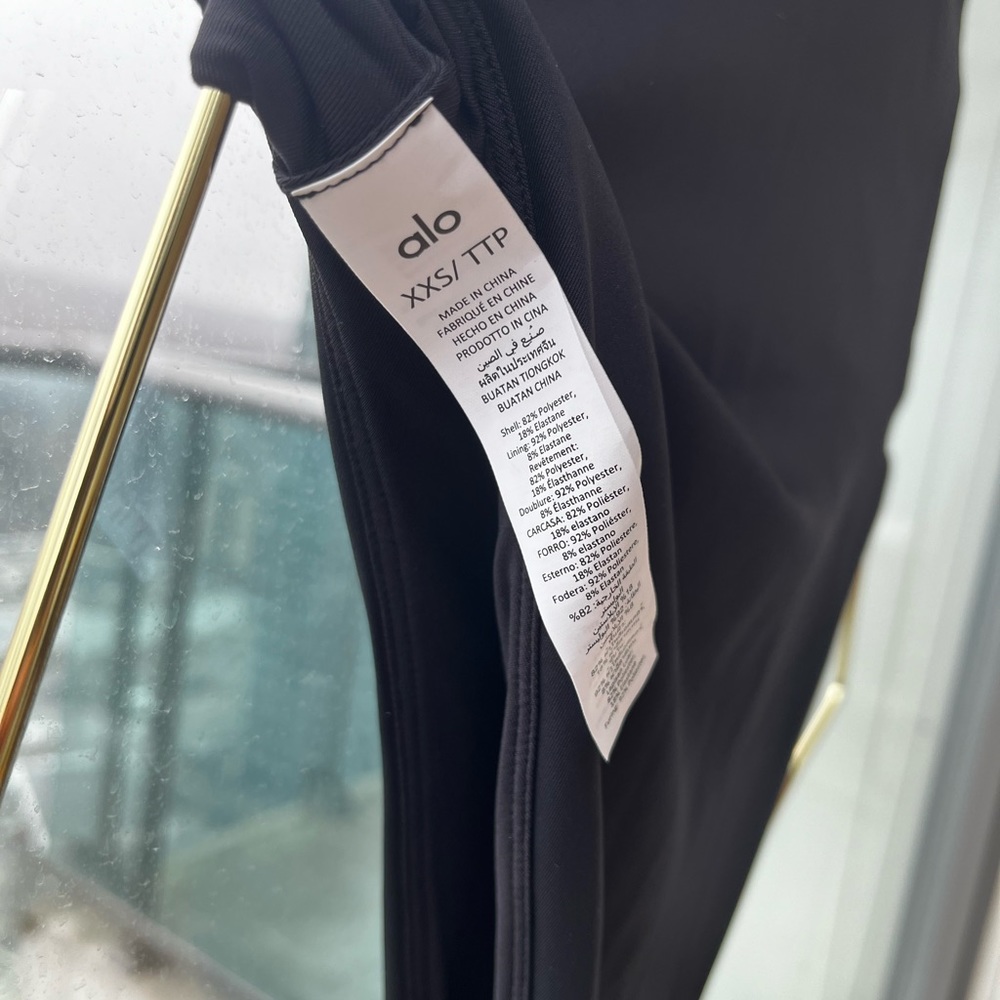 🆕 ALO YOGA 🧿 Airlift Plie Bodysuit Black - Size XXS - BNWOT - Picture 7 of 14
